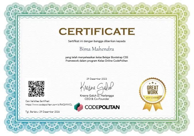 Belajar Bootstrap CSS